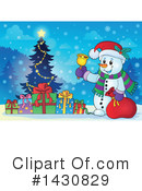 Snowman Clipart #1430829 by visekart
