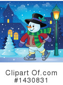 Snowman Clipart #1430831 by visekart