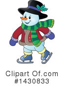 Snowman Clipart #1430833 by visekart