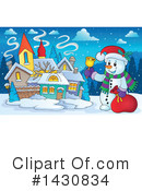 Snowman Clipart #1430834 by visekart