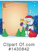 Snowman Clipart #1430842 by visekart
