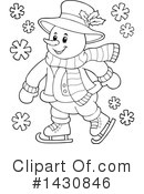 Snowman Clipart #1430846 by visekart