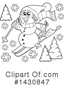 Snowman Clipart #1430847 by visekart