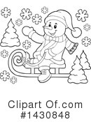 Snowman Clipart #1430848 by visekart