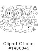 Snowman Clipart #1430849 by visekart