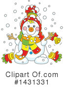 Snowman Clipart #1431331 by Alex Bannykh