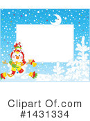 Snowman Clipart #1431334 by Alex Bannykh