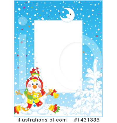 Royalty-Free (RF) Snowman Clipart Illustration by Alex Bannykh - Stock Sample #1431335