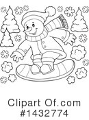 Snowman Clipart #1432774 by visekart