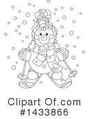 Snowman Clipart #1433866 by Alex Bannykh