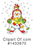 Snowman Clipart #1433870 by Alex Bannykh