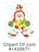 Snowman Clipart #1433871 by Alex Bannykh