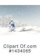 Snowman Clipart #1434065 by KJ Pargeter