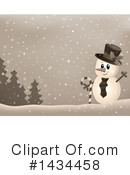 Snowman Clipart #1434458 by visekart