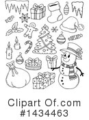 Snowman Clipart #1434463 by visekart