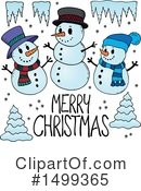 Snowman Clipart #1499365 by visekart