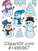 Snowman Clipart #1499367 by visekart