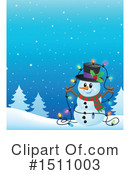 Snowman Clipart #1511003 by visekart
