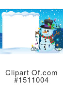 Snowman Clipart #1511004 by visekart
