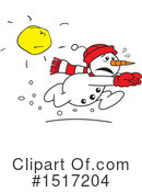 Snowman Clipart #1517204 by Johnny Sajem