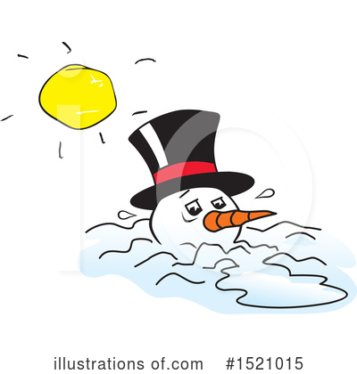 Royalty-Free (RF) Snowman Clipart Illustration by Johnny Sajem - Stock Sample #1521015