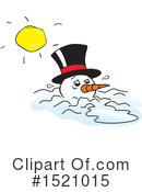 Snowman Clipart #1521015 by Johnny Sajem