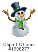 Snowman Clipart #1608277 by AtStockIllustration