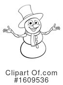 Snowman Clipart #1609536 by AtStockIllustration