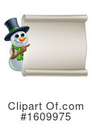 Snowman Clipart #1609975 by AtStockIllustration