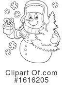 Snowman Clipart #1616205 by visekart