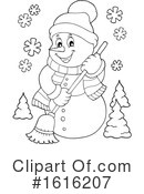 Snowman Clipart #1616207 by visekart