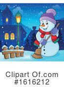 Snowman Clipart #1616212 by visekart