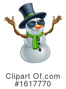 Snowman Clipart #1617770 by AtStockIllustration