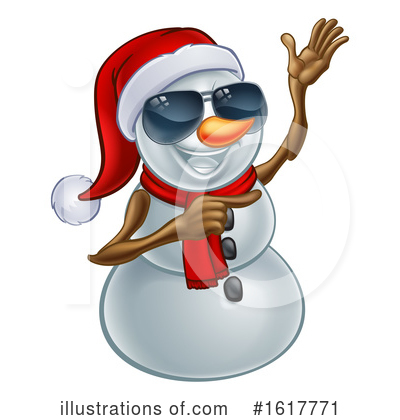 Royalty-Free (RF) Snowman Clipart Illustration by AtStockIllustration - Stock Sample #1617771