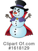 Snowman Clipart #1618129 by visekart