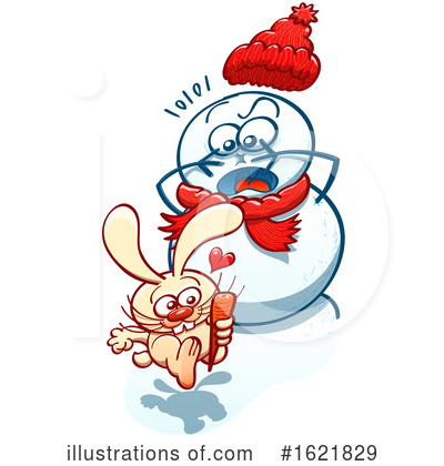 Royalty-Free (RF) Snowman Clipart Illustration by Zooco - Stock Sample #1621829