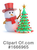 Snowman Clipart #1666965 by Steve Young