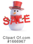 Snowman Clipart #1666967 by Steve Young