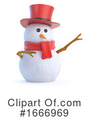 Snowman Clipart #1666969 by Steve Young