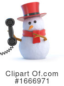Snowman Clipart #1666971 by Steve Young