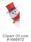 Snowman Clipart #1666972 by Steve Young