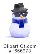 Snowman Clipart #1666973 by Steve Young
