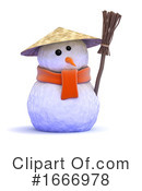 Snowman Clipart #1666978 by Steve Young