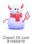 Snowman Clipart #1666979 by Steve Young