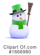Snowman Clipart #1666980 by Steve Young