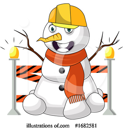 Royalty-Free (RF) Snowman Clipart Illustration by Morphart Creations - Stock Sample #1682581