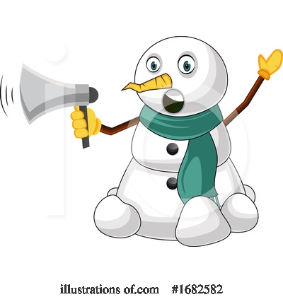 Royalty-Free (RF) Snowman Clipart Illustration by Morphart Creations - Stock Sample #1682582