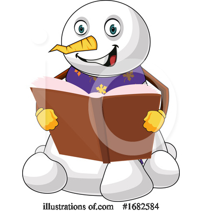 Royalty-Free (RF) Snowman Clipart Illustration by Morphart Creations - Stock Sample #1682584