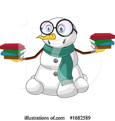 Royalty-Free (RF) Snowman Clipart Illustration by Morphart Creations - Stock Sample #1682589