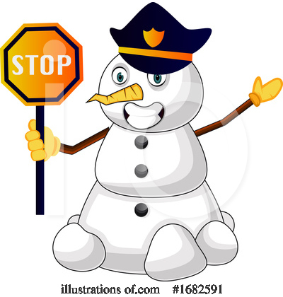 Royalty-Free (RF) Snowman Clipart Illustration by Morphart Creations - Stock Sample #1682591